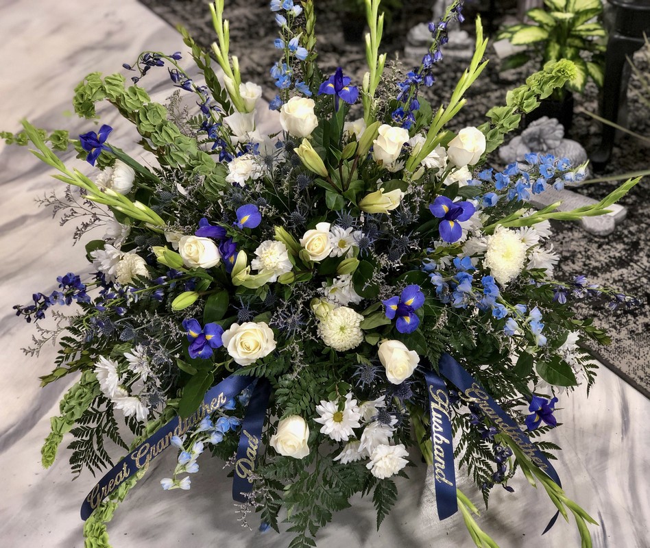 Funeral Casket Flowers from Landers Flowers 7