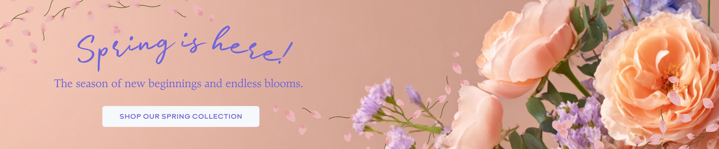 The season of new beginnings and endless blooms. Spring is here! Click here to shop now.