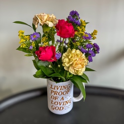 Floral Latte- Living Proof Loving God in Savannah, MO and St. Joseph, MO