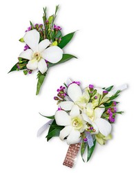 Flawless Corsage and Boutonniere Set in Savannah, MO and St. Joseph, MO