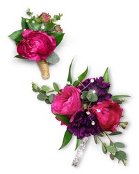 Allure Corsage and Boutonniere Set in Savannah, MO and St. Joseph, MO