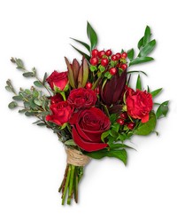 Crimson Hand-tied Bouquet in Savannah, MO and St. Joseph, MO