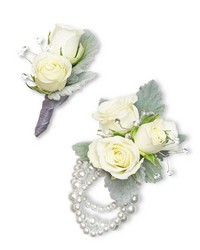 Virtue Corsage and Boutonniere Set in Savannah, MO and St. Joseph, MO