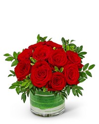 One Dozen Rosy Posy Red Roses in Savannah, MO and St. Joseph, MO