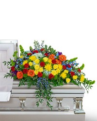 Vibrant Life Casket Spray in Savannah, MO and St. Joseph, MO